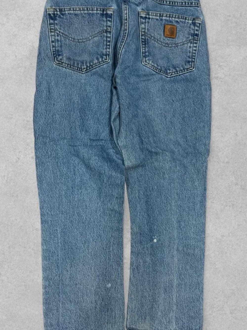 Vintage Carhartt blue denim Workwear jeans